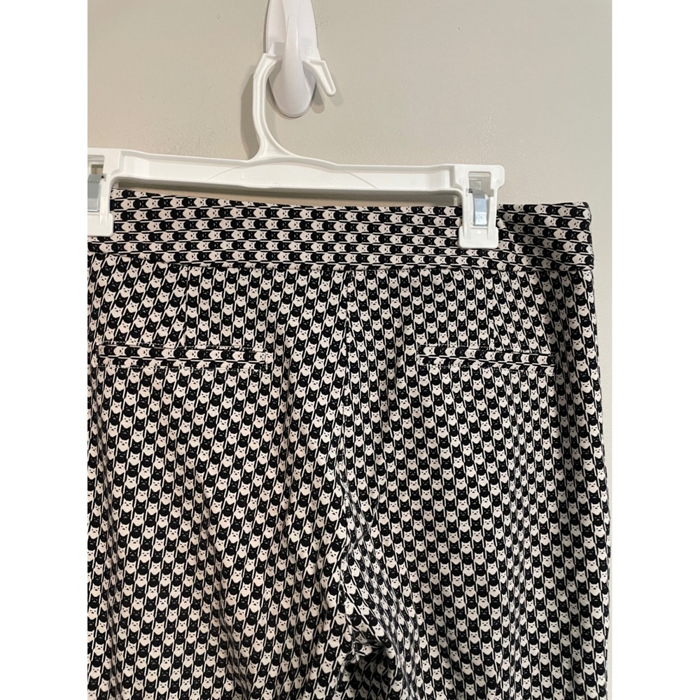 Betabrand Catstooth Pencil Dress Pant Yoga Pants Size Medium Novelty‎ Eclectic - Picture 6 of 9